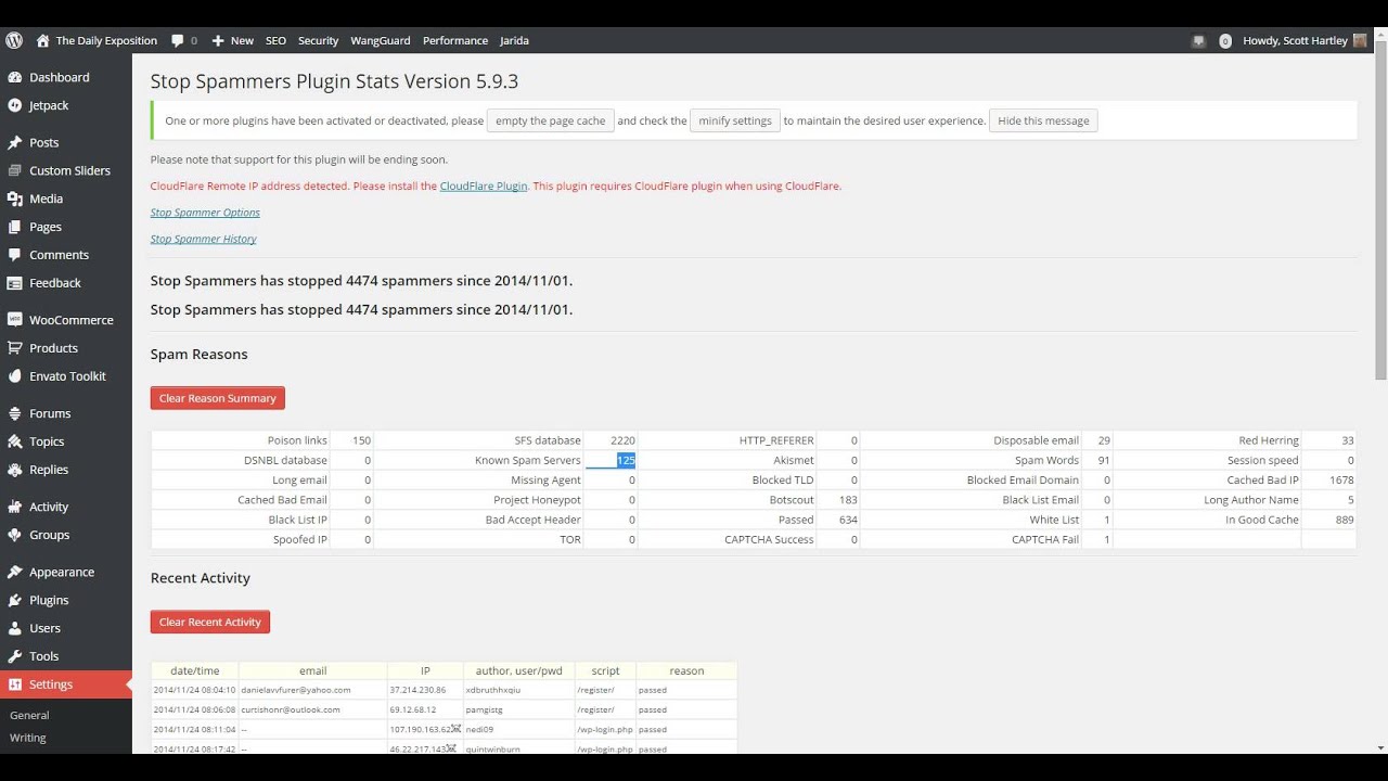 Preventing User Registration Spam On WordPress