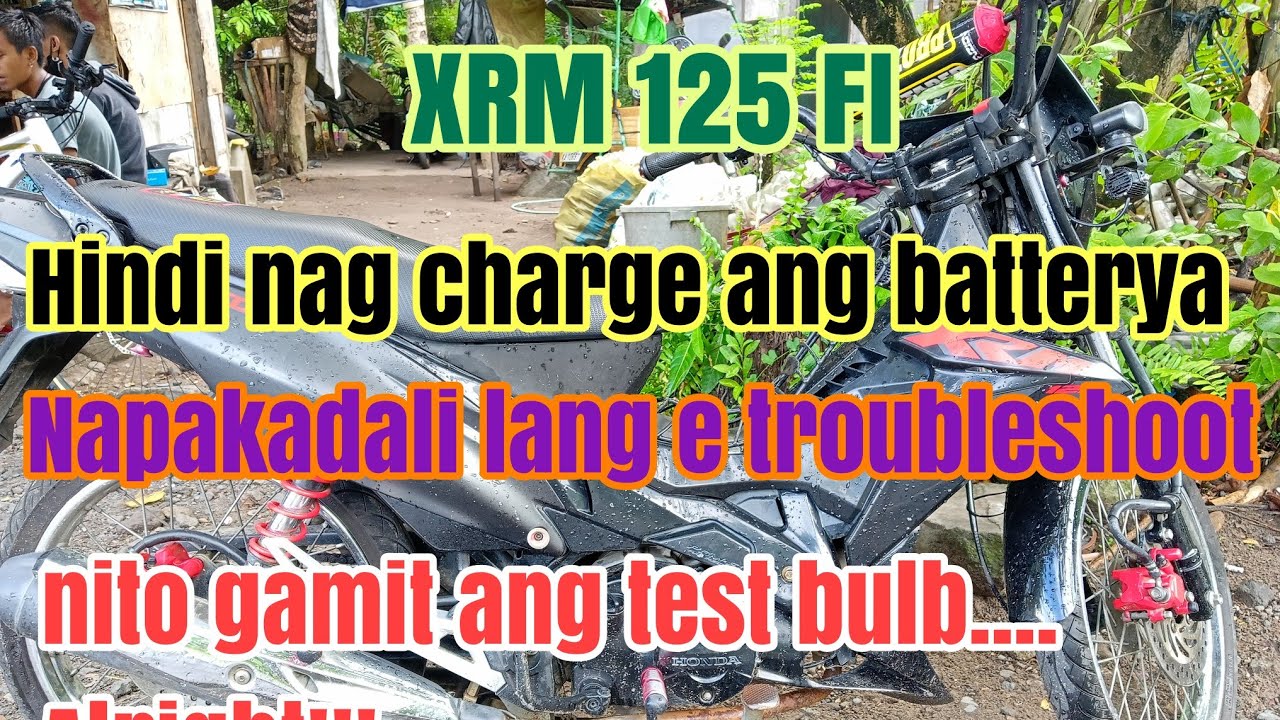 XRM 125 FI WALANG CHARGING SYSTEM