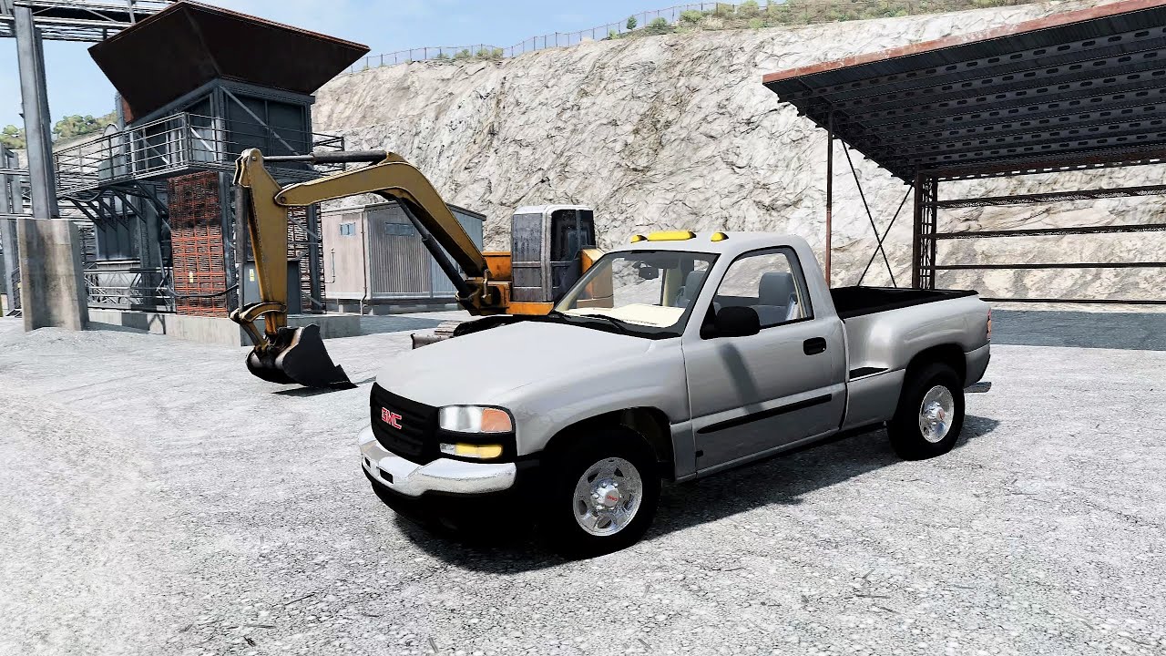 BeamNG.drive - GMC Sierra 2006 - Car Show Test Drive Crash .