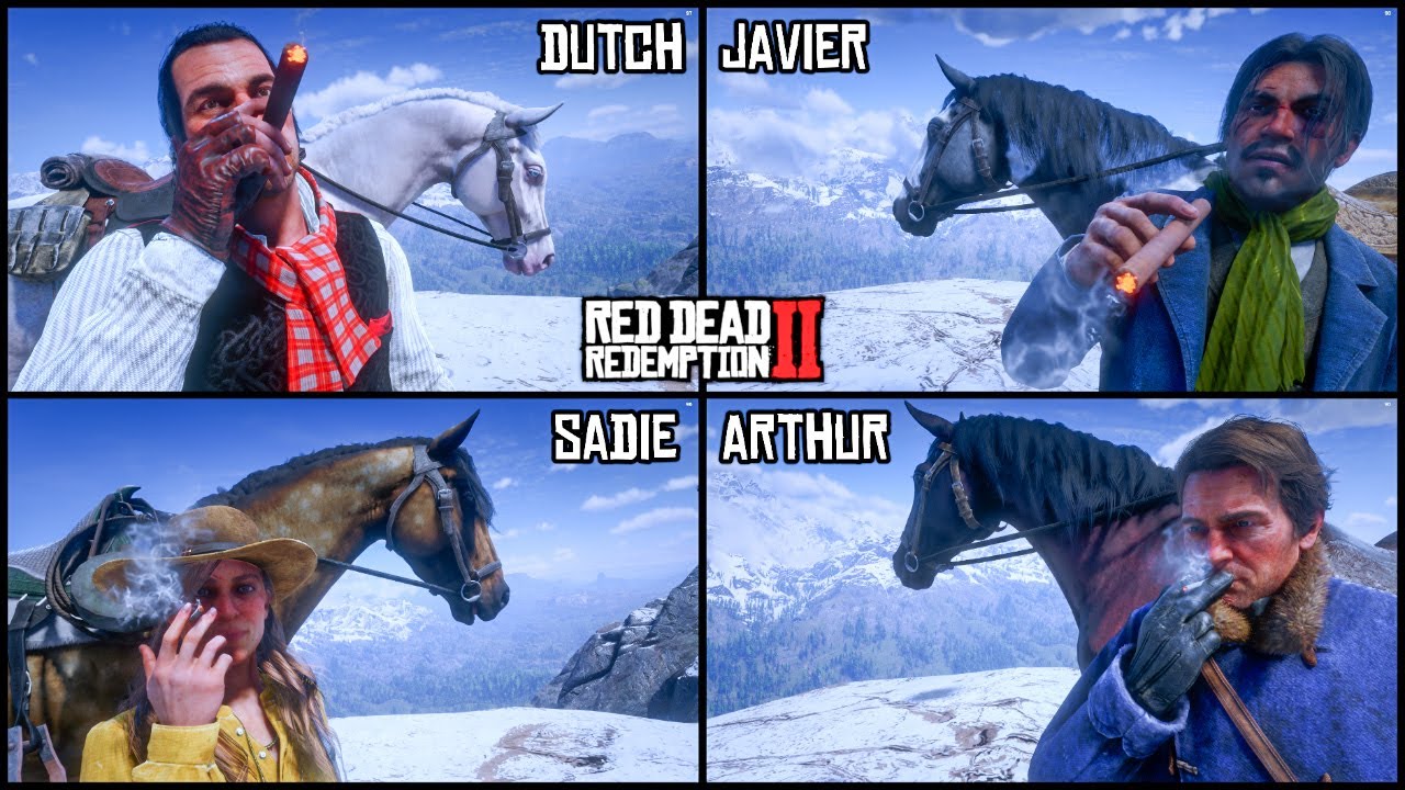All Gang Members Horses in Red Dead Redemption 2