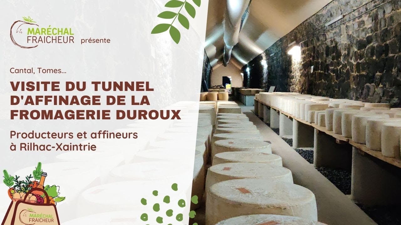 Visite d'un ancien tunnel ferroviaire transformé en caves d'affinage (Famille Duroux) #visite #food