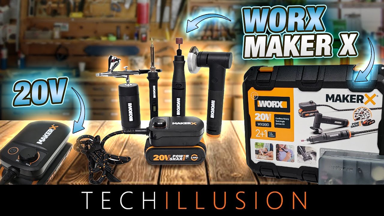 🔥Das PERFEKTE DIY SET für HOBBY HEIMWERKER?!😱 - Worx MakerX Set 20V im Test - MakerX Review & Test