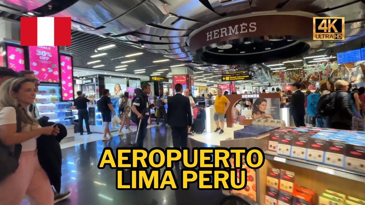 Aeropuerto Internacional Jorge Chavez | Noviembre 2024 | Peru 4K