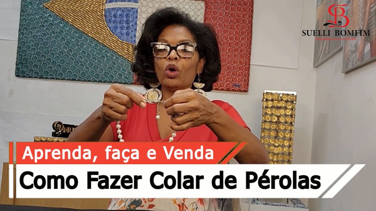 Como fazer Colar de Pérolas - Descubra o Segredo do Colar Perfeito - Aprenda, Faça e Venda
