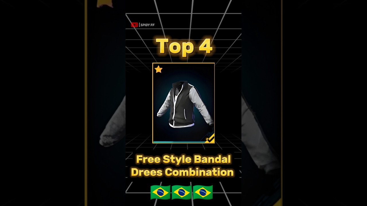 top 5 best Brazilian dress combination with new FF token bundle in free fire