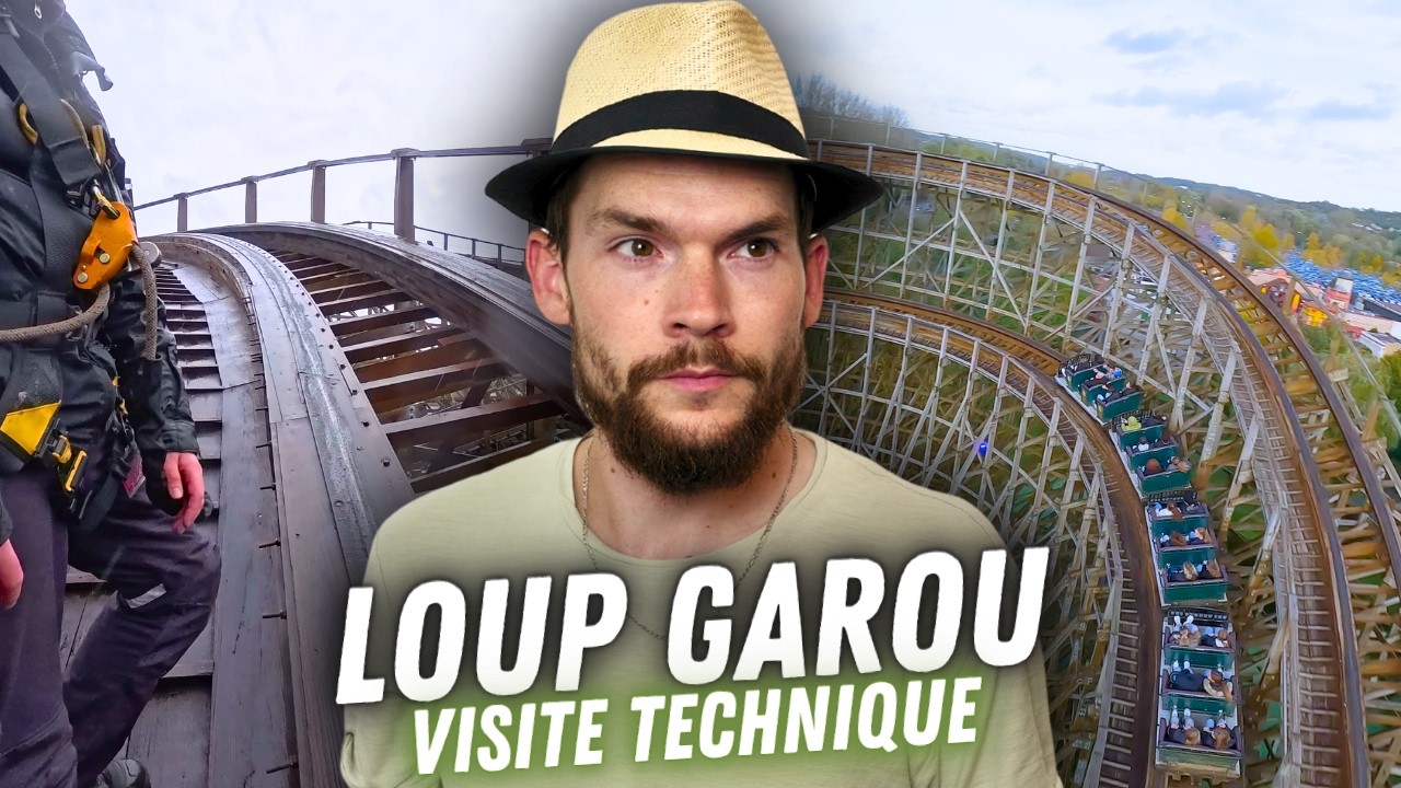 🎢ON MARCHE sur un ROLLER COASTER à Walibi Belgium (visite technique)