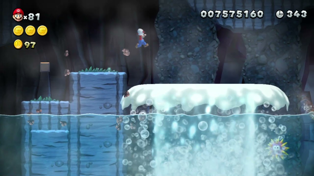 Aquatic Cavern: New Super Mario Bros U Custom Level