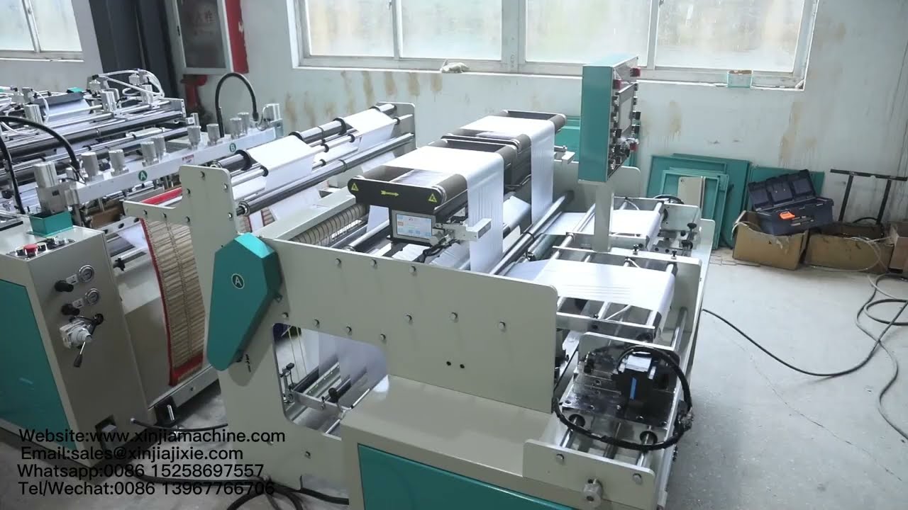 High Speed  Plastic  Rolling  Bag Making Machine