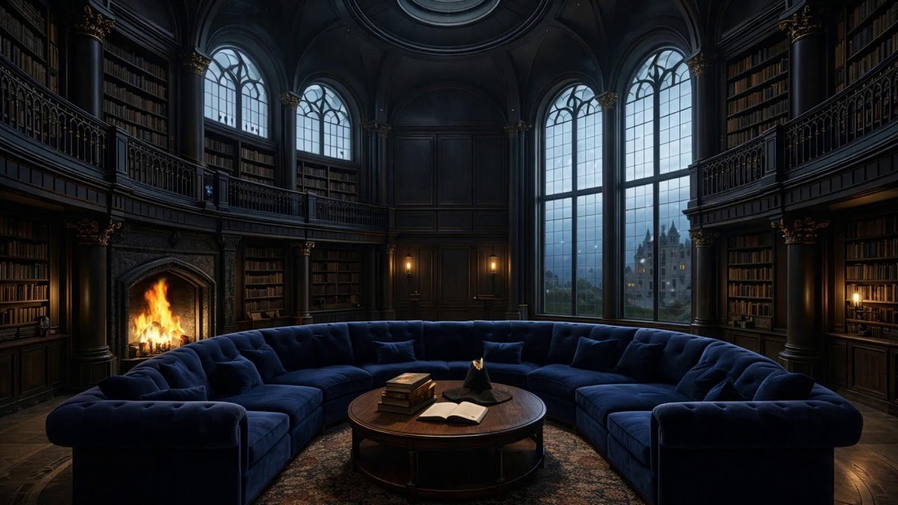 Quiet Castle at Midnight 🕯 Dark Academia Study Music