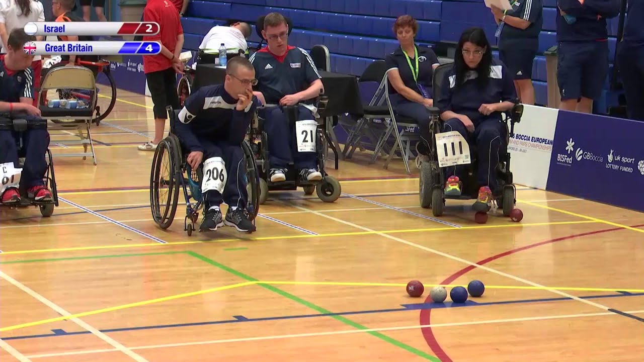 2015 Boccia Europeans - BC1/BC2 Team - GB v Israel