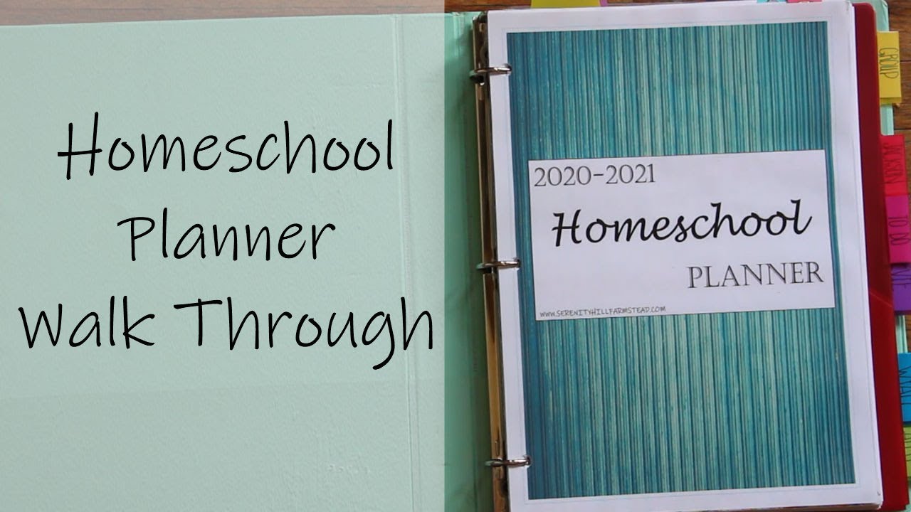 2020-2021 Homeschool Planner || DIY Homeschool Planner ||