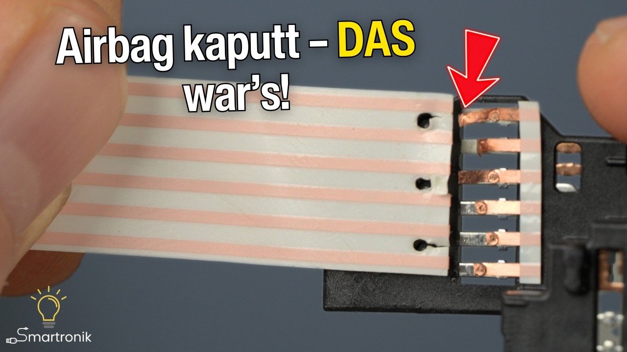 Deshalb ging mein Airbag nicht – Wickelfeder zerlegt!