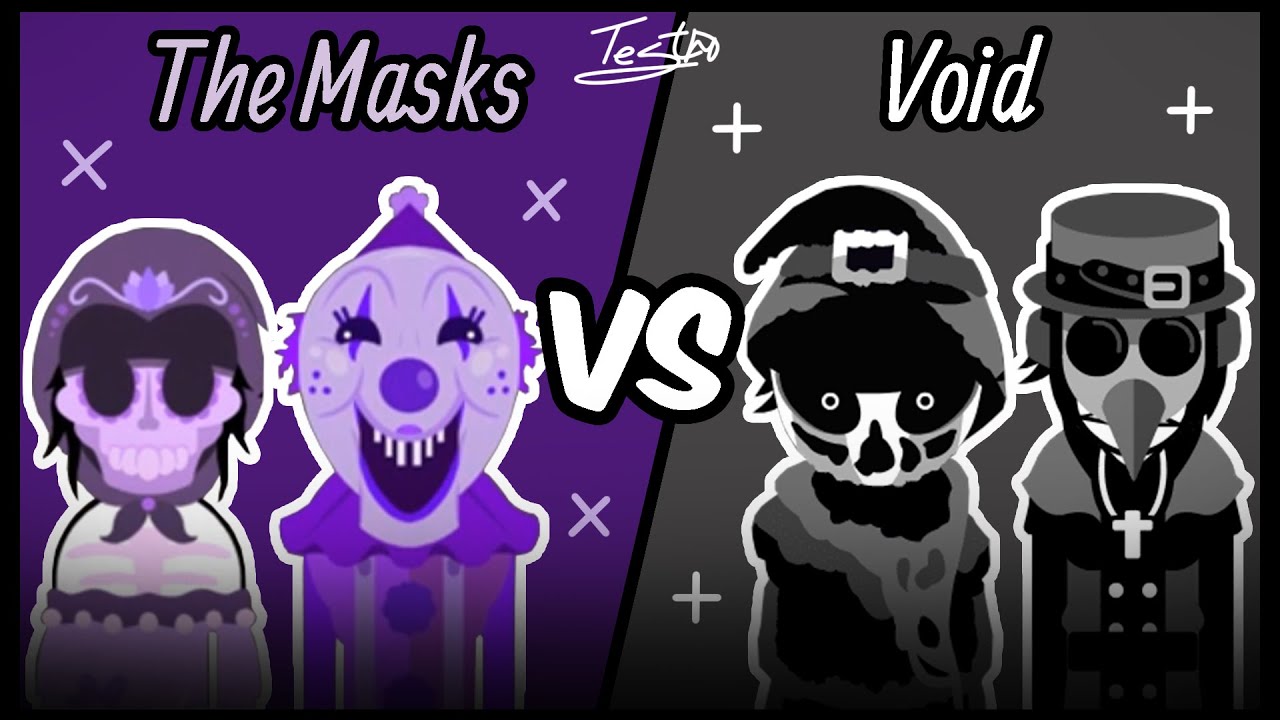 The Masks Vs Void Incredibox Mods Comparison