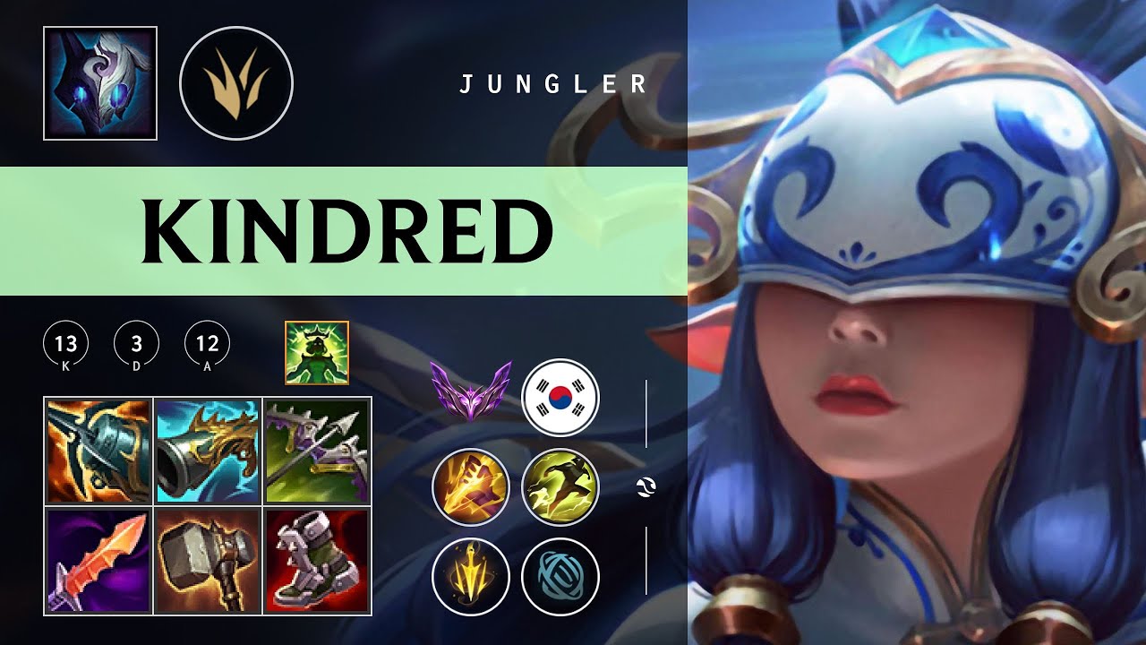 Kindred Jungle vs Xin Zhao - KR Master Patch 26.03