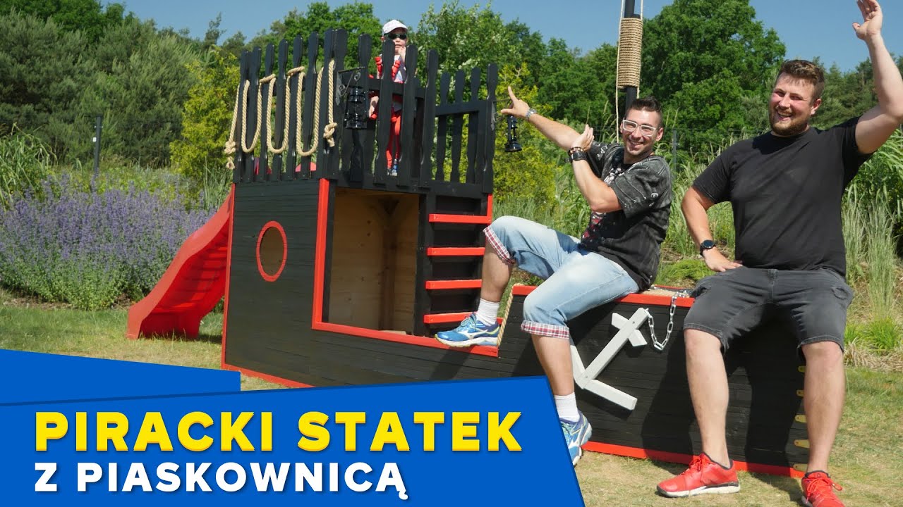 Jak zbudować PIASKOWNICĘ ze STATKIEM PIRACKIM