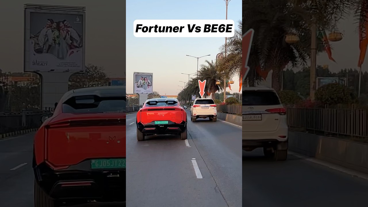 Fortuner Vs Be6e #shorts #fortuner #vs #be6e #shortsvideo #shortsfeed
