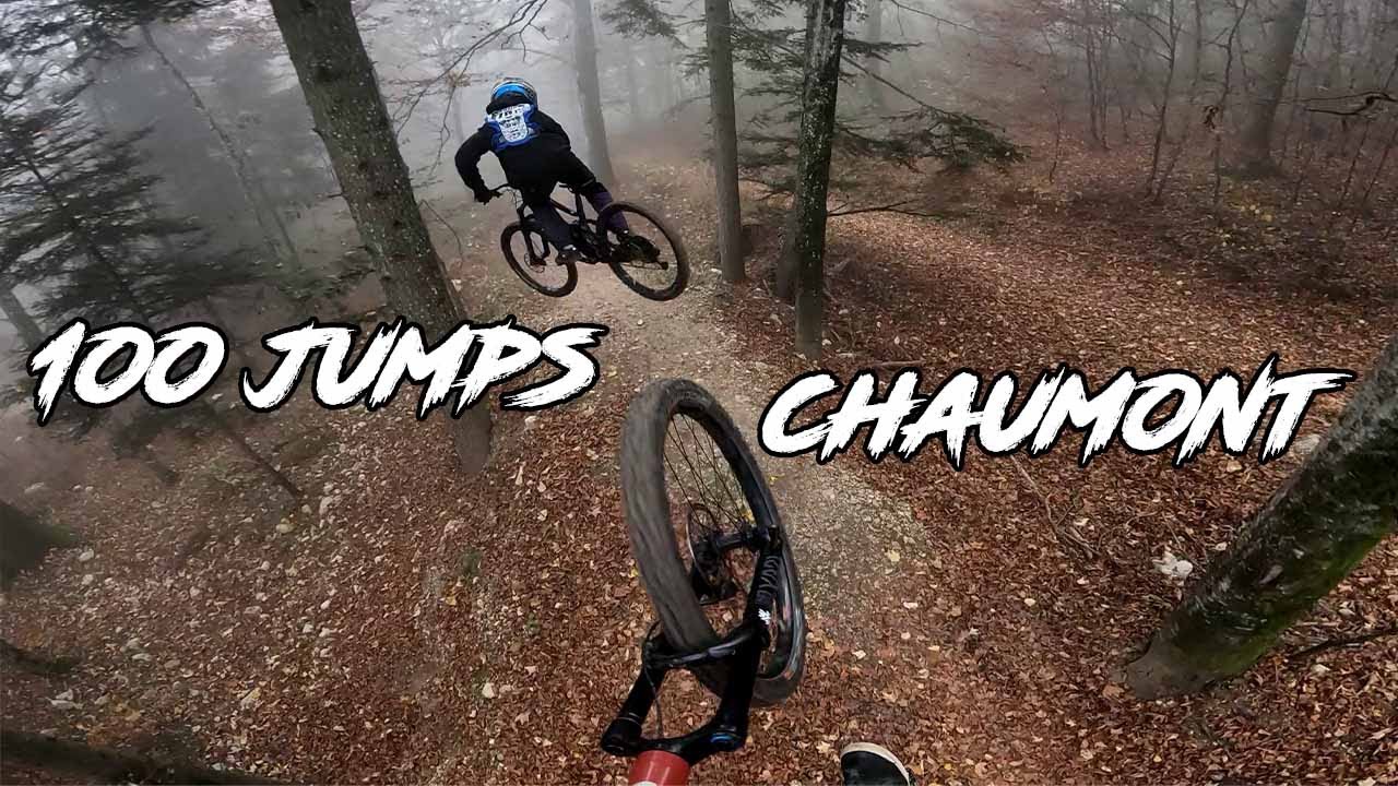 Découverte des 100 jumps de la piste du Bikepark de Chaumont !