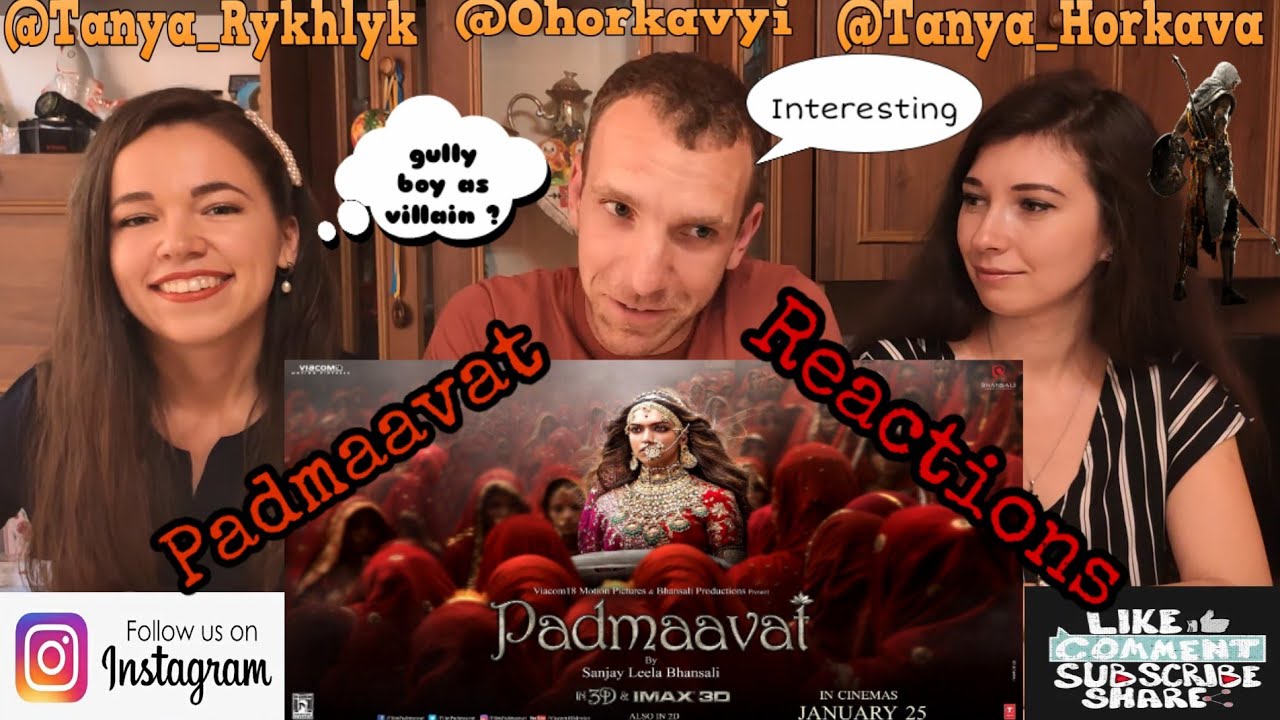 PADMAVATI | Deepika Padukone | Shahid Kapoor | Ranveer Singh | Trailer REACTION!