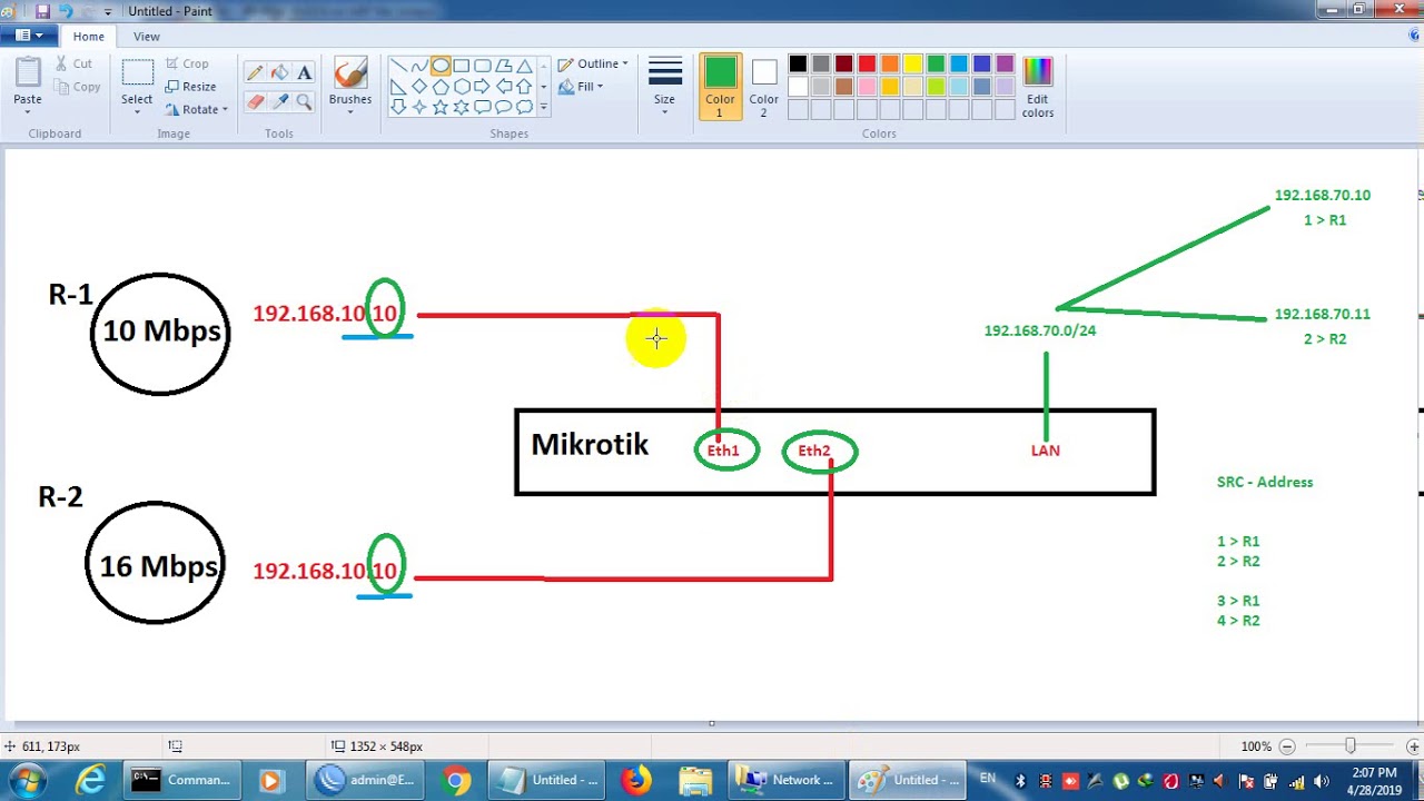 دمج مايكروتك 2019 | طريقة جديدة لدمج خطوط الانترنت في مايكروتك