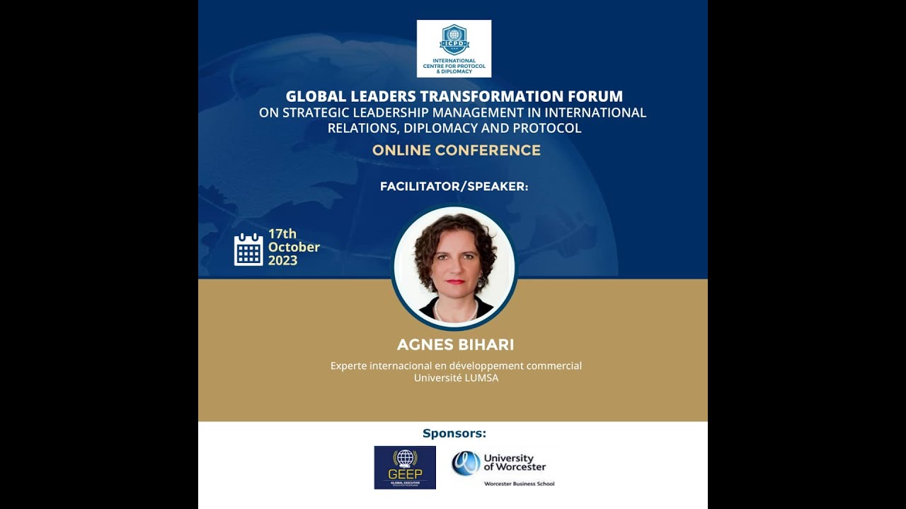GLOBAL LEADERS TRANSFORMATION FORUM 17th OCT, 2023 AGNES BIHARI