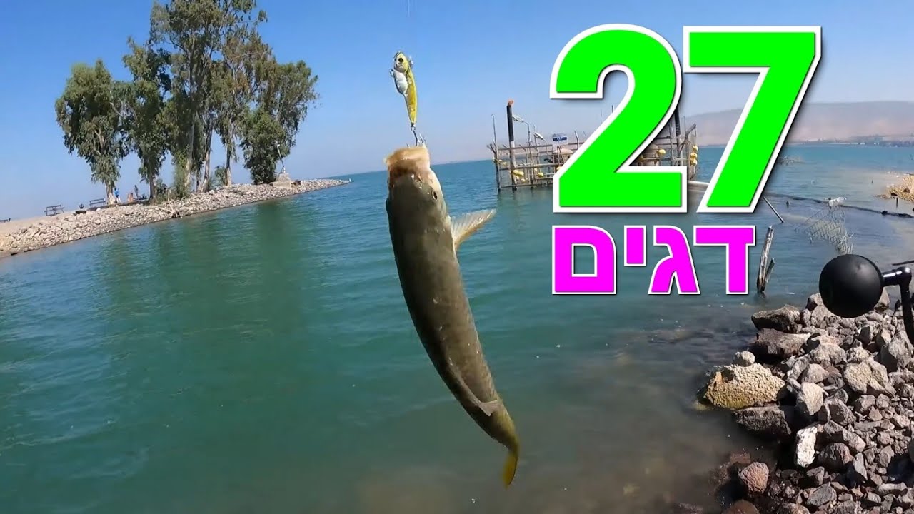 27 דגים יום מטורף | 27 fish  great fishing day
