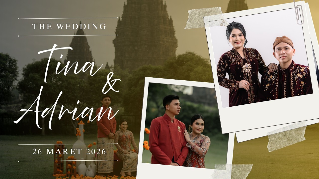 🔴LIVE STREAMING THE WEDDING TINA FEBRIYANTI & ADRIAN DWI AGUSETIANTO  |  26 MARET 2026