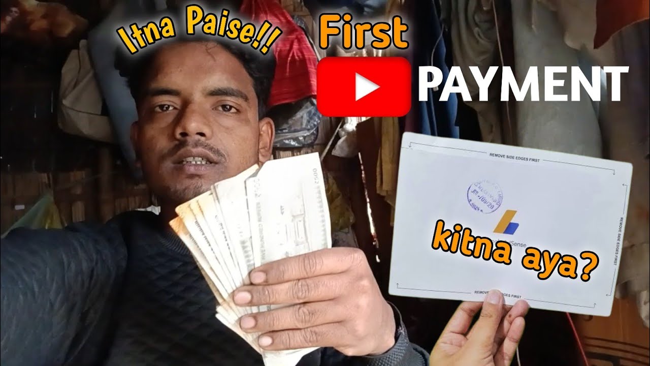🛑Finally Got My *FIRST YOUTUBE Payment😭🤑🕺🙆 मेरा YouTube channel से कितना पैसा आया❓🤷
