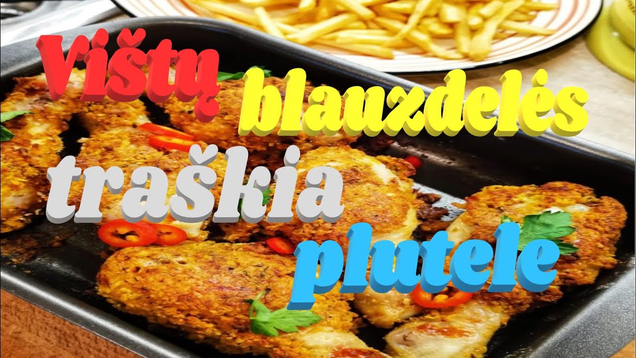 Vištų blauzdelės traškia plutele