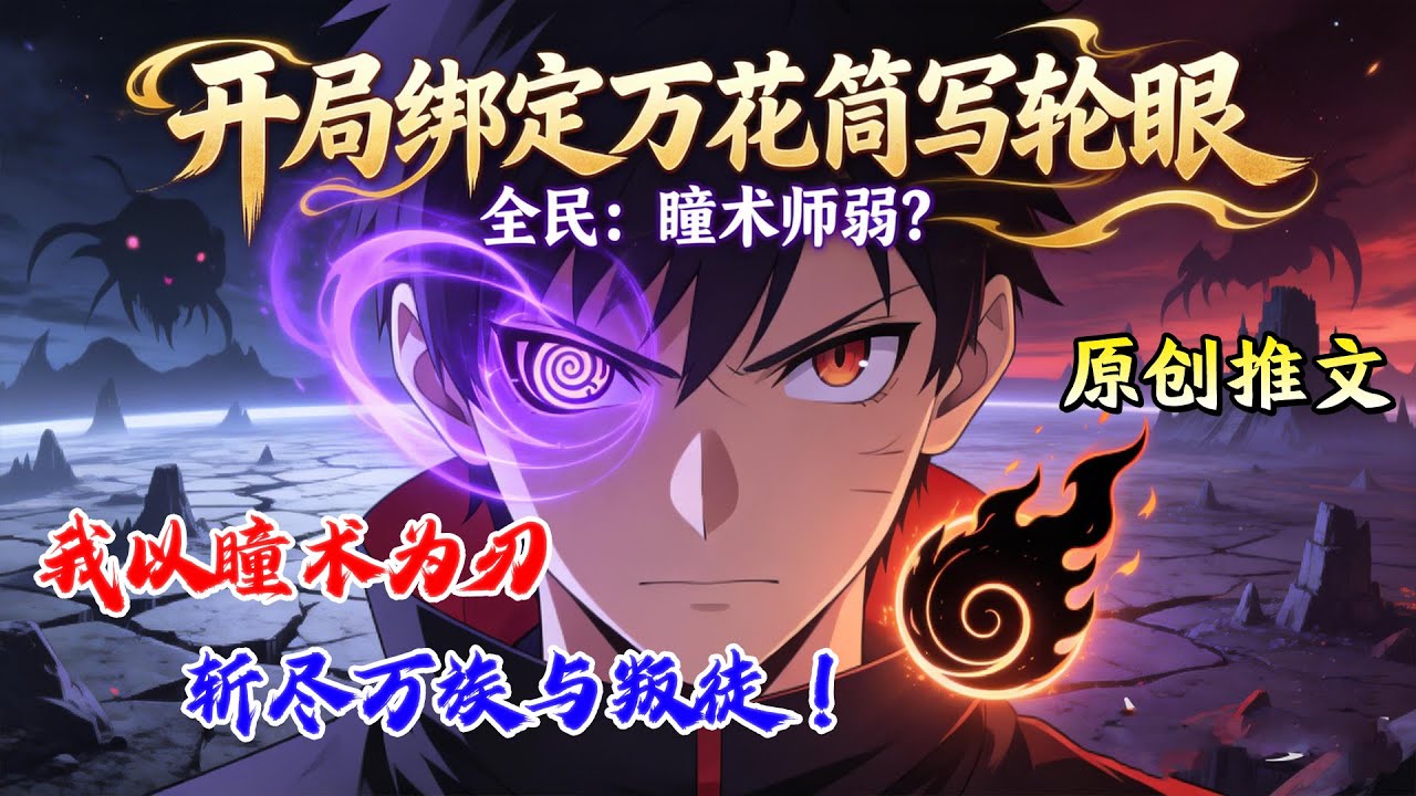 🔥完结【都市高武】《全民：瞳术师弱？开局绑定万花筒写轮眼》谁说辅助弱？我凭万花筒拿最高勋章，硬刚未知生物！#小说推文#网文风向标#爽文 #逆袭#男频小说#书荒推荐