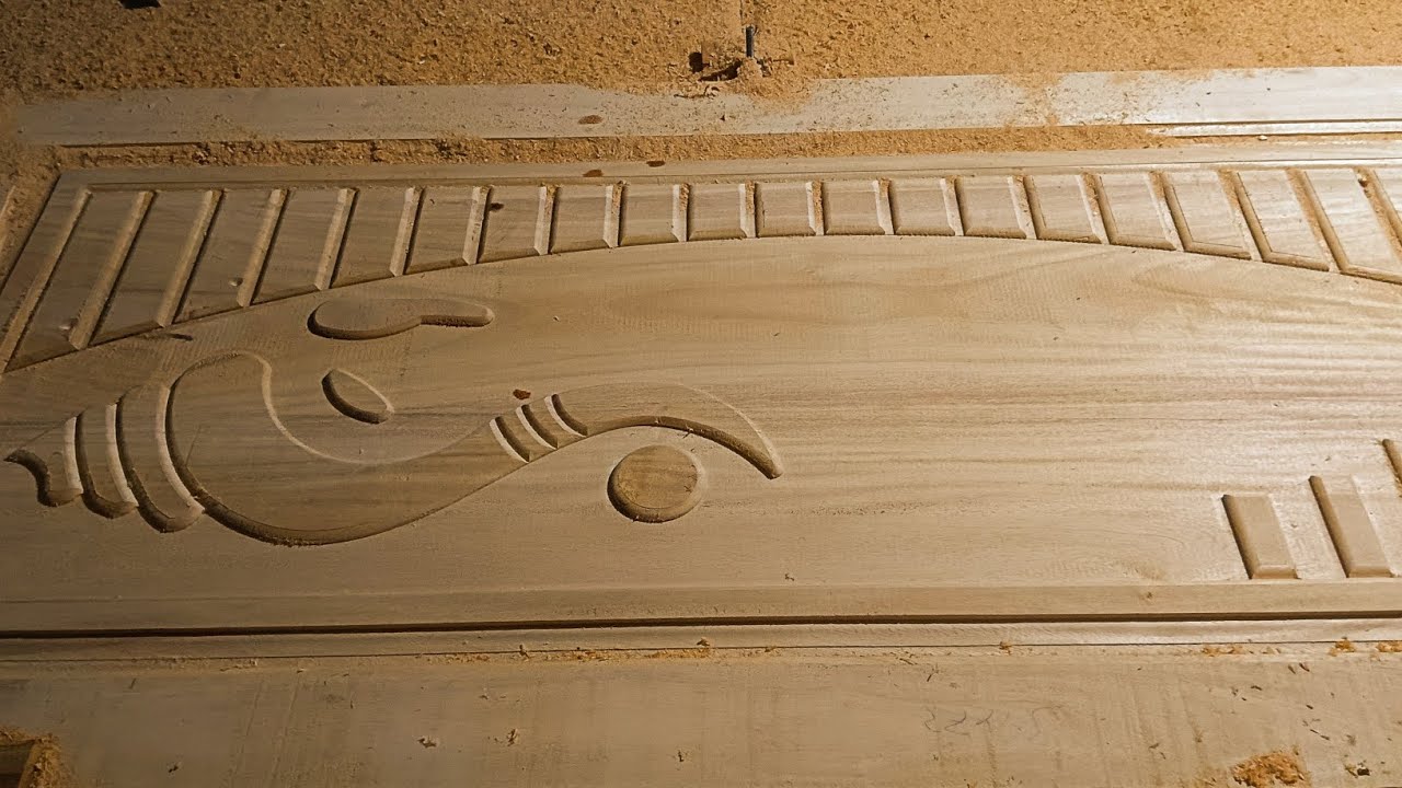 2.5d lord ganesha design curving in just few minutes 🔥#youtubeshorts #wood #woodwork #curving #cnc