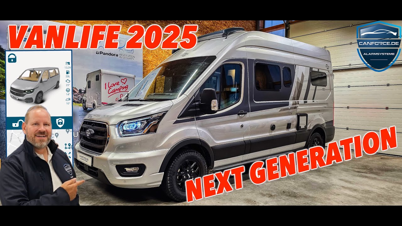 FORD TRANSIT 2025 4x4 KASTENWAGEN WOHNMOBIL | ALARMANLAGE CARADO AWD PANDORA CAMPER PRO + DASHCAM