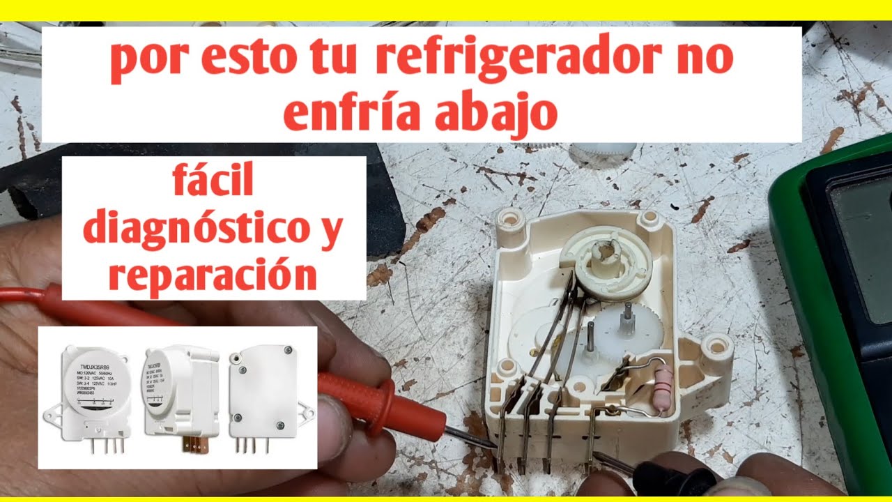 cómo checar timer de refrigerador mabe