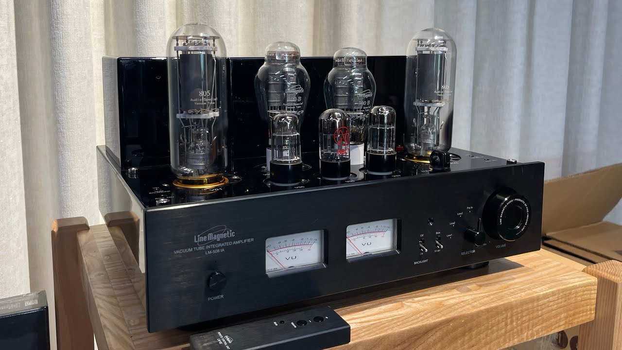 Ampli đèn Class A Công suất 48w/kênh Đối Tác nhiều Giàn Âm Thanh Hiend - Line Magnetic LM508 IA