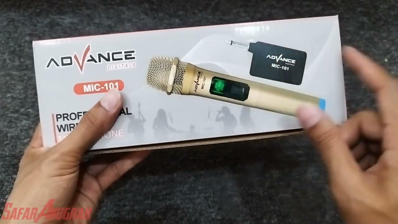 CUKUP 100 RIBUAN SUDAH DAPAT MIC KARAOKE SEBAGUS INI‼️MIC ADVANCE MIC-101 V3