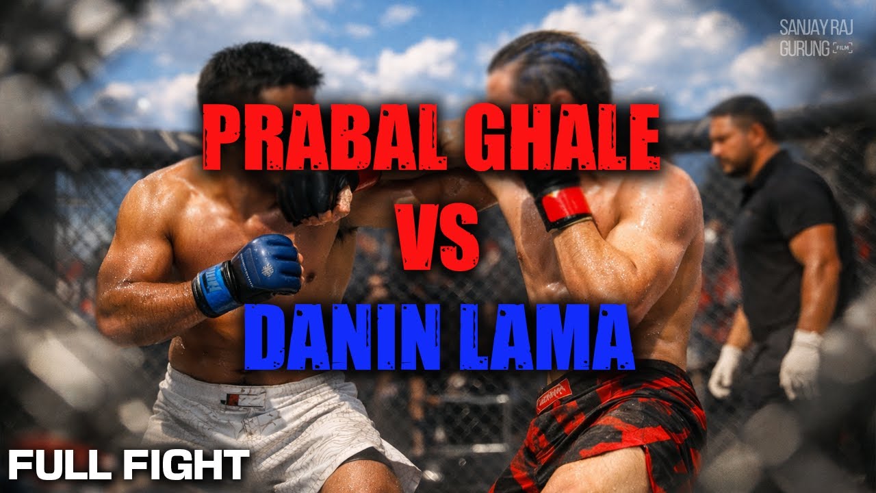 Prabal Ghale vs Danin Lama | Full FIght | Nepal 🇳🇵 vs India 🇮🇳 | Amateur MMA Fight | 2024