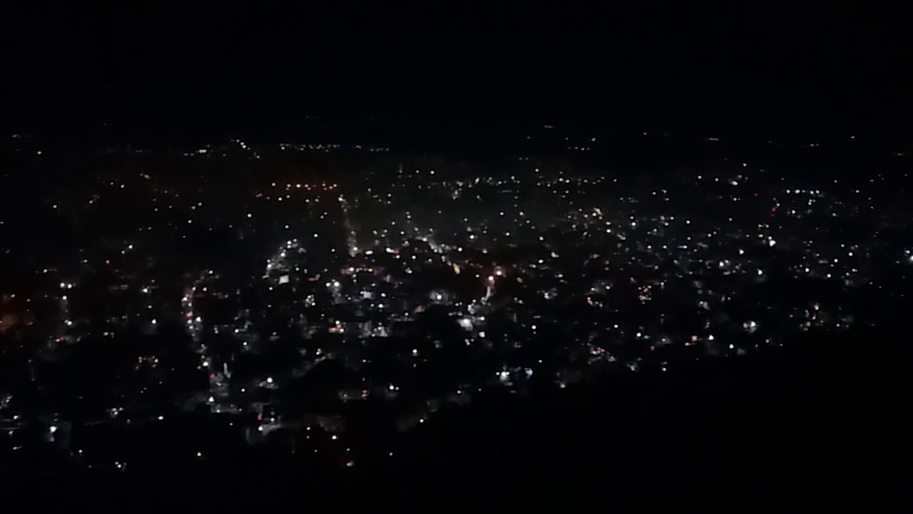 Satara city on diwali night