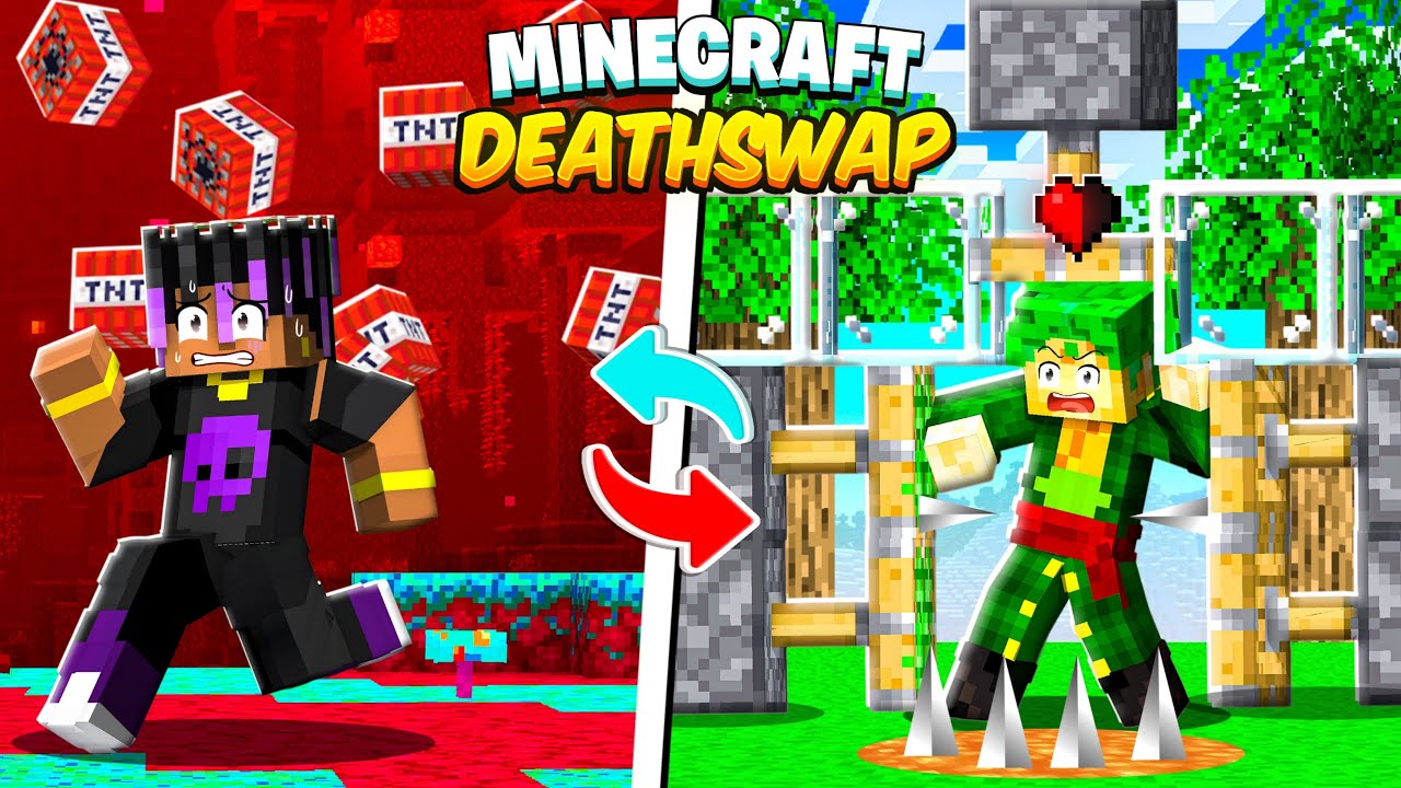MINECRAFT DEATHSWAP BUT I CAN USE CREATIVE😱