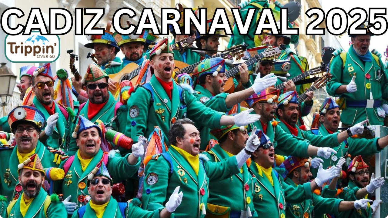 Transatlantic Cruise Port: Cadiz Spain | Retired Couple Experience Carnaval 2025 = Travel Adventure!