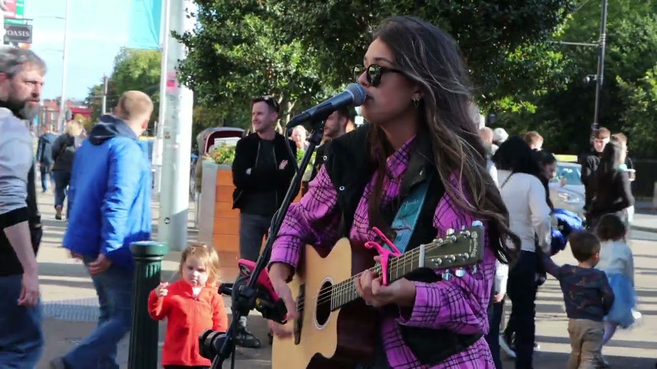 Teenage Dream Song by Katy Perry Remarkable Cover by Saibh Skelly Live from Grafton Street Dublin