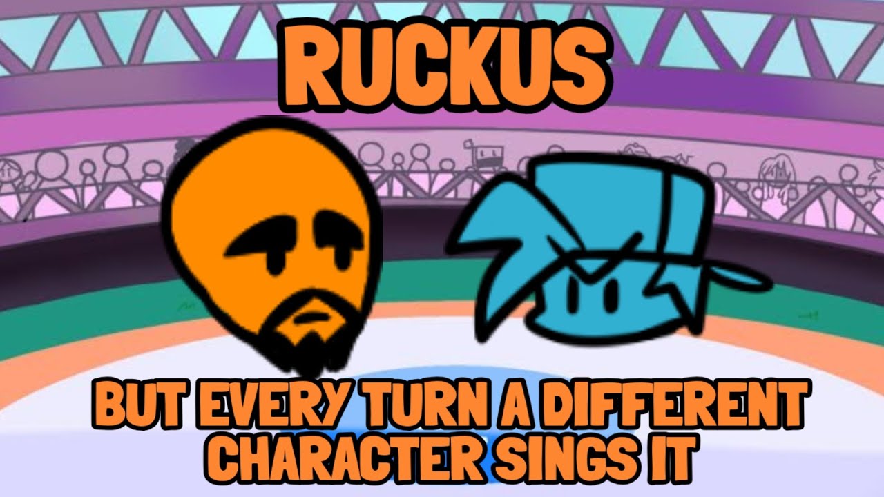 (FNF BETADCSI) Ruckus, but every turn a different character sings it