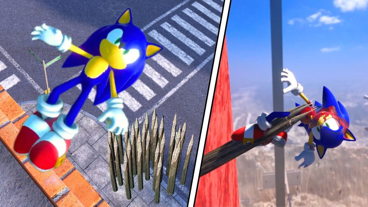 Sonic NPC Ragdoll Physics Compilation #42 | Overgrowth