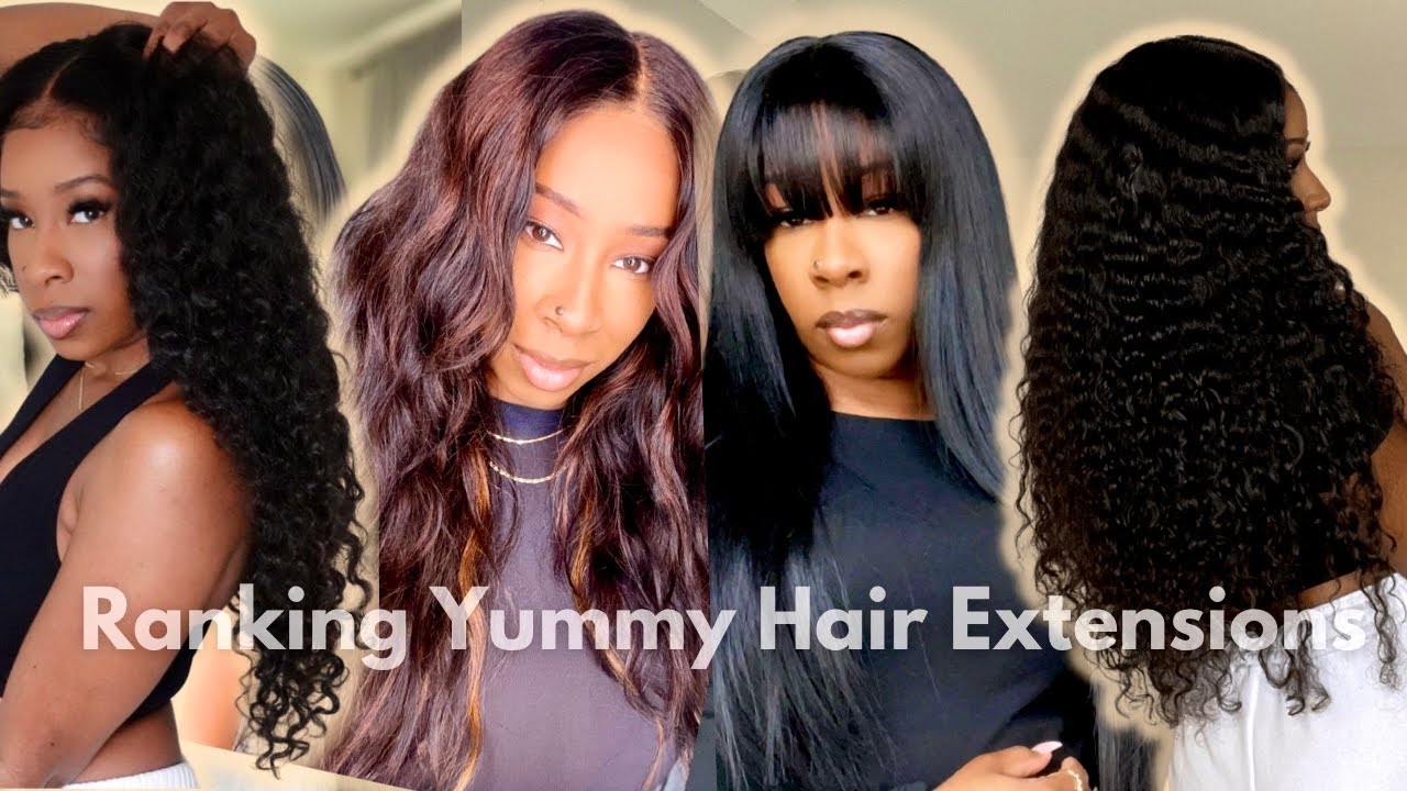 Ranking Yummy Hair Extensions LEAST to FAVORITE 🌹💕 #rawhair #antonetteshay