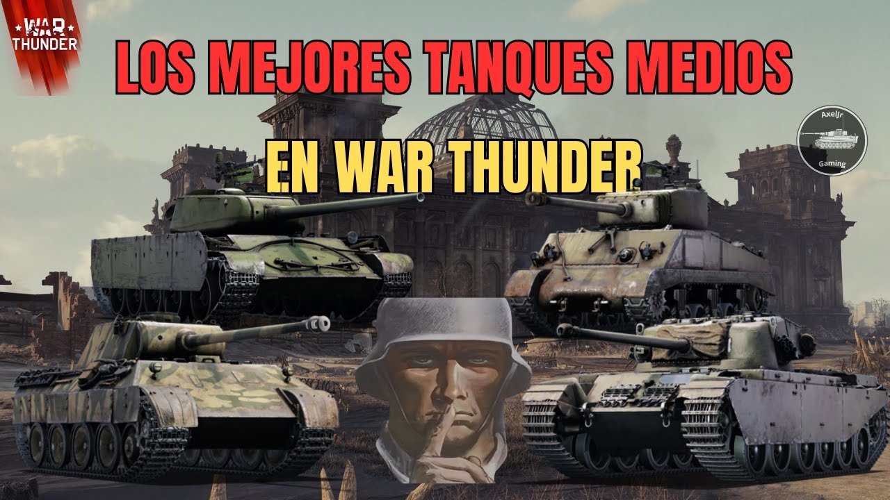 Los MEJORES tanques MEDIOS en War Thunder.