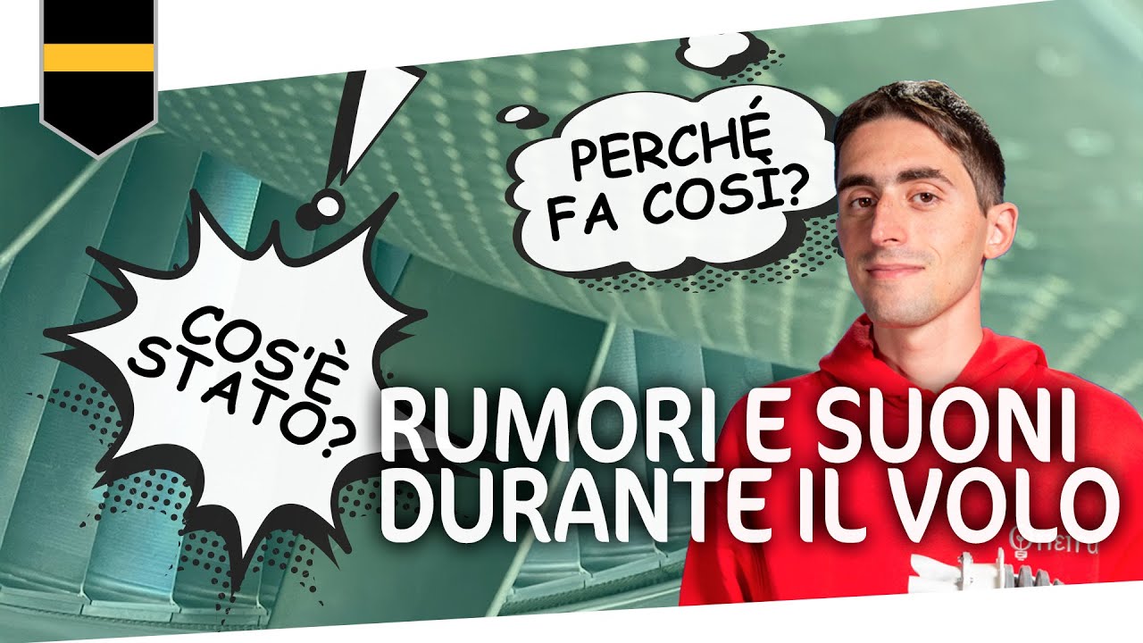 Guida ai rumori e suoni durante il volo in aereo