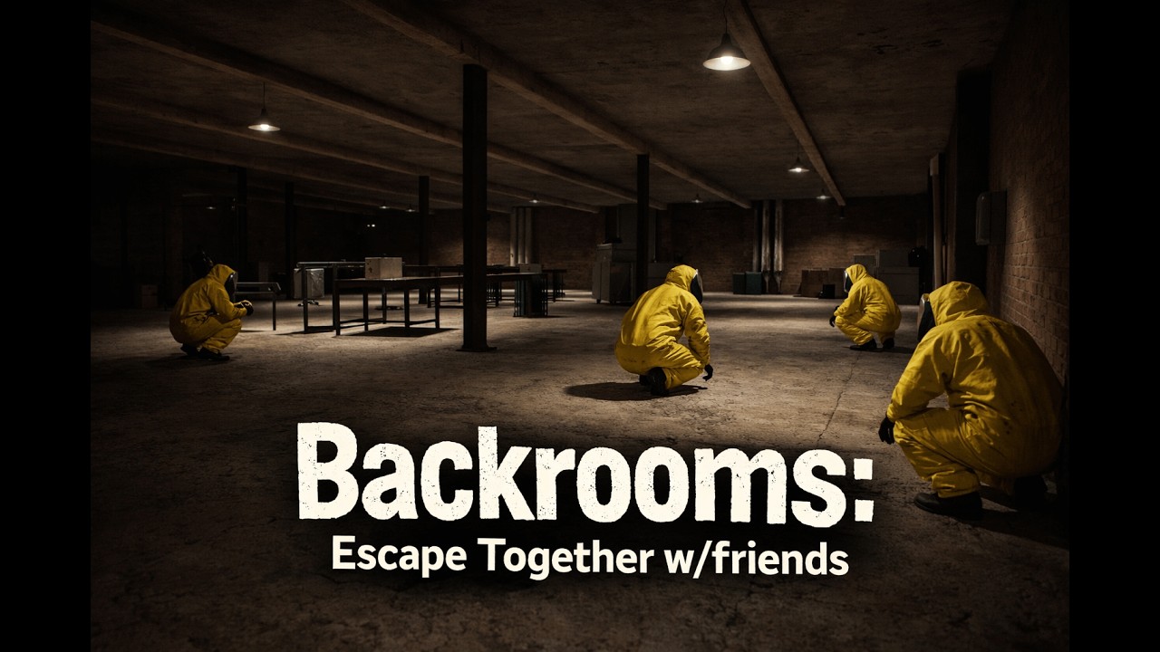 Backrooms escape together episode 5: Jumpscared us