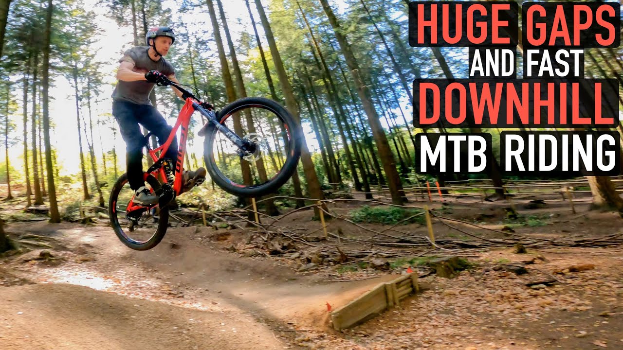 SENDING HUGE GAPS AND FAST DOWNHILL RIDING AT ROGATE BIKEPARK!