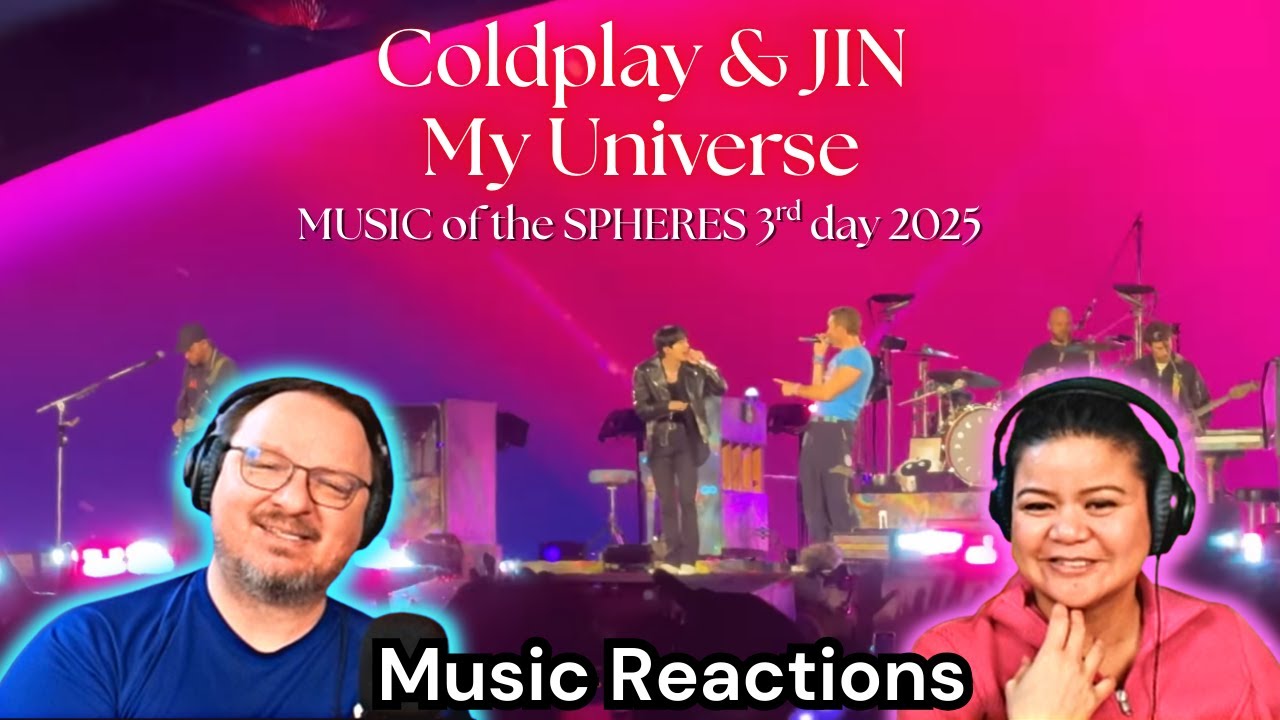Coldplay и JIN (BTS) "My Universe" (Music of the Spheres, 3-й день 2025 года, фанкам-видео) Реакц...