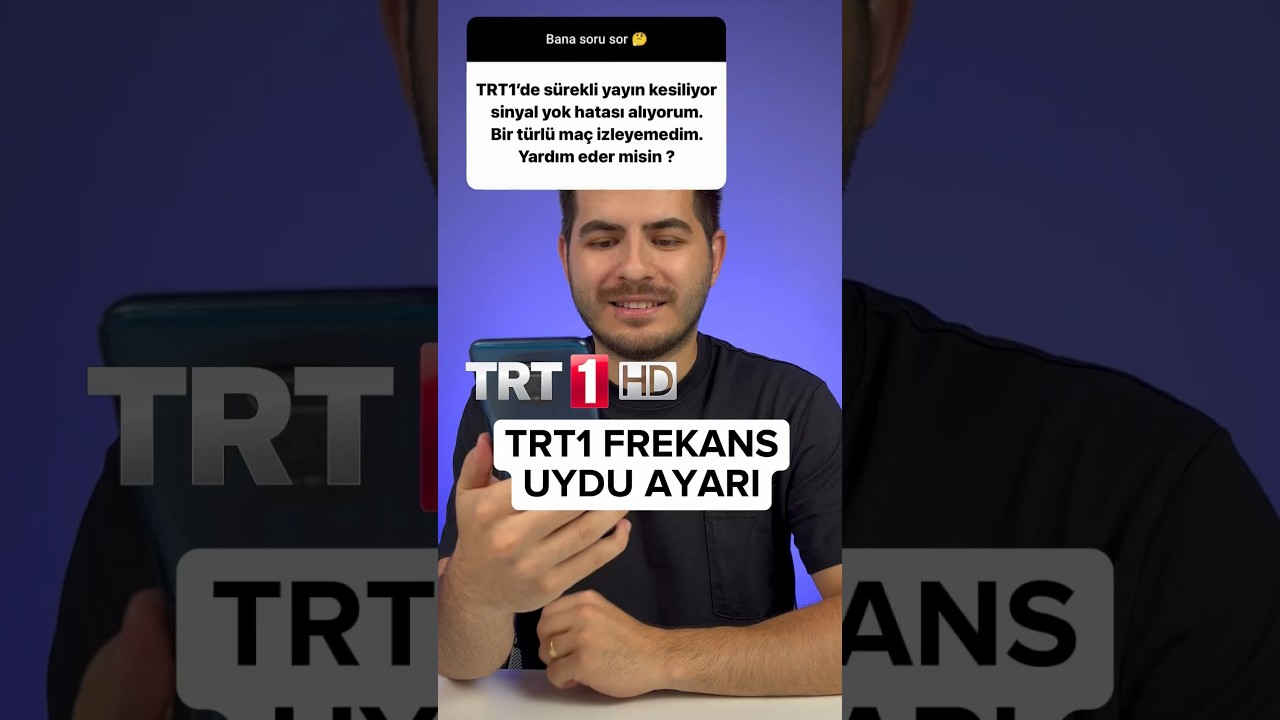 TRT1 FREKANS AYARLAMA Y&Ouml;NTEMİ 🤩 BAŞARILAR MİLLİ TAKIM 🇹🇷
