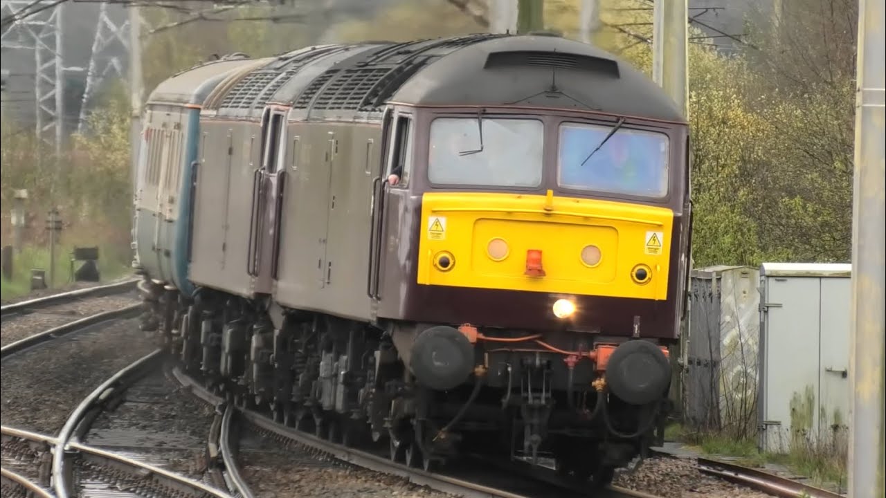 Fantastic Few Hours At Warrington bank Q ￼ Double Headed West Coast Railways 47/57/ Travel chaos ￼
