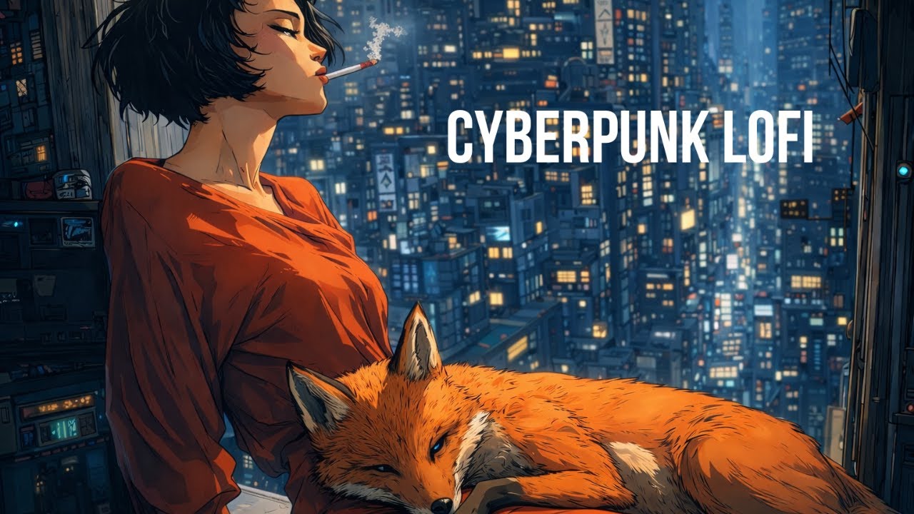 🌃 Cyberpunk Nights |  Chill Lofi Mix for Focus and Study